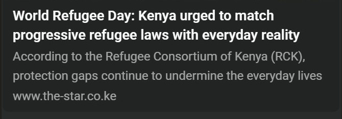 World Refugee Day article thumbnail